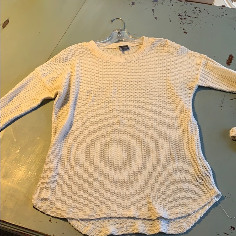 Long sleeved cream urban outfitters